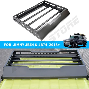 Para Suzuki Jimny Serra JB64 JB74 Gen4 2019 2021 2023 Alumínio Carro Mini Rack de Teto Superior de Bagagem Barra Transversal do Trilho Caixas de Cesta de Rack