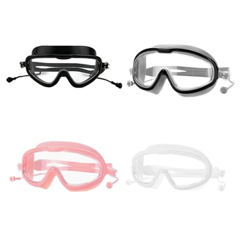 Super Grande Quadro Míope, Óculos de Mergulho Unissex-Óculos de Natação Adulto Anti-nevoeiro UV para a Proteção de Iniciante Professio