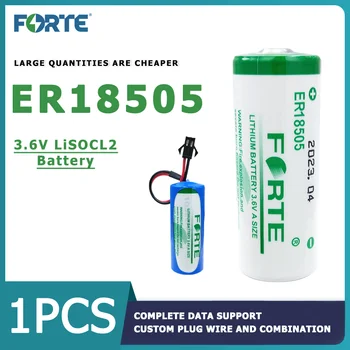 FORTE ER18505 3,6 V Bateria de Lítio de Aquecimento de Medidor de vazão de Gás Natural de Cartão Inteligente de IC do Tipo de Medidor de Água, Bateria Especial
