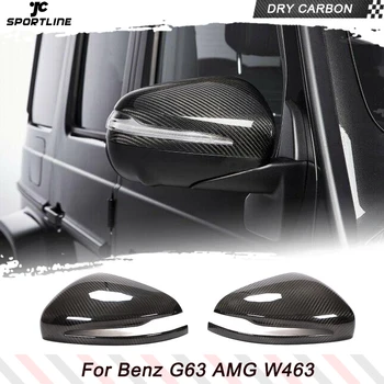 Carro do Lado do Espelho de Cobre para a Mercedes-Benz G63 AMG W463A 2018-2022 Classe G, Seco Carbono Adicionar NO Estilo de Coberturas de Espelho de Vista Traseira