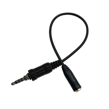 3,5 mm Fêmea Conector de Áudio Cabo de Transferência para Vertex YAESU VX-7R VX-6R VX-177 VX-170 Duas Vias de Fone de ouvido Fone de ouvido