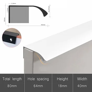 Puxe Kobs Gabinete de Lidar com Hardware da Mobília da Melhoria Home Invisível 80-300mm Liga de Alumínio Closet Venda Quente