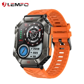 LEMFO KR80 Inteligente de Relógios Para Homens Bluetooth Chamada Disca Personalizado frequência Cardíaca Pressão Arterial Monitor de Esportes Smartwatch Para Android iOS