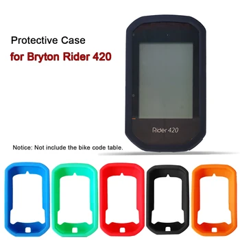 Silicone Case Capa Protetora para Bryton Rider 420 Computador de Bicicleta Caso Shell de Bicicleta Código de Acessórios de Mesa