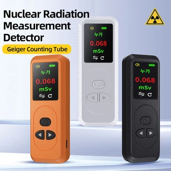 Profissional Nuclear Detector de Radiação Laboratório Radioativos Contador Geiger Digital 0.96