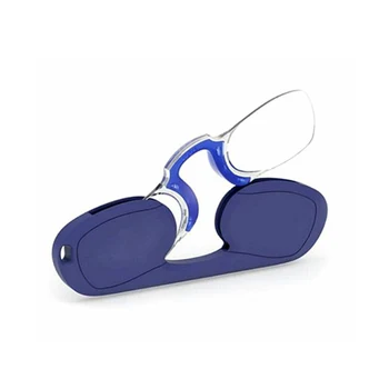 Novo carregador No Telefone, MINI Clip Ponte do Nariz Óculos de Leitura 1.0 A 3.0 Portátil Presbiopia Óculos Com o Caso