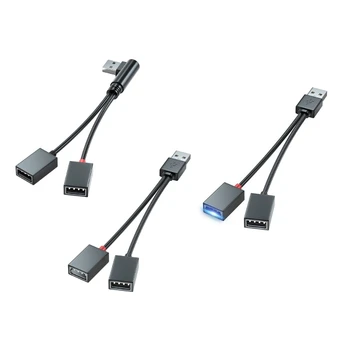 USB Divisor de Hub USB Y Divisor para o Carro, Escola, Escritório, USB Macho para Fêmea do Cabo de Dados Cabo de Múltiplas Extensor USB Hubs