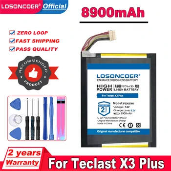 LOSONCOER Topo da Marca 100% Novo 8900mah Bateria Para Teclast X3 Plus Tablet PC Novo P3362160