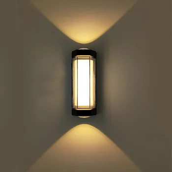 AC85-265V Modernas indoor e ao ar livre impermeável lâmpada de parede quarto sala da porta do pátio varanda alpendre LED de alumínio lâmpadas