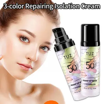 Sdotter 3-cor Reparação de Isolamento de Creme de Isolamento creme protetor de Brilho, Pele Hidratante, Corretivo Facial, Primer