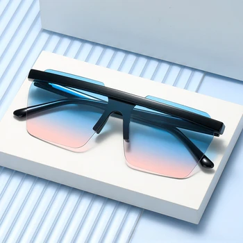 Nova Personalidade da Moda Vintage sem moldura Óculos de sol para Homens de Condução de Luxo Polarizada Pesca de Óculos de Sol Designer Mulheres UV400