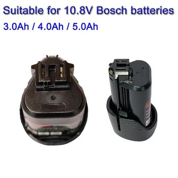 Adequado para Bosch 10.8 V 3000/4000/5000 mAh 2 607 336 013 2 607 336 014 2 607 336 333 Ferramenta Eléctrica Baterias