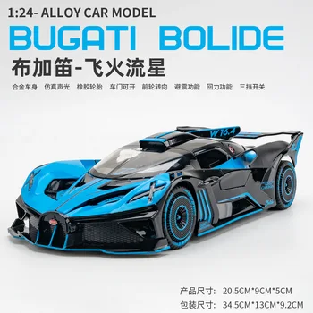 Nicce 1:24 Bugatti Bólido Simulação De Alta Fundido De Liga De Metal Modelo De Carro De Som, Luz, Puxe Para Trás Coleção Crianças Brinquedo Presentes