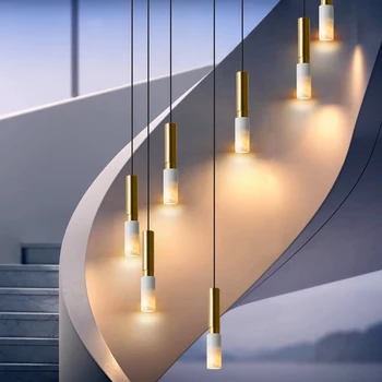 Nordic casa de decoração de sala de jantar lâmpada de Pingente luzes de iluminação interna lâmpada pendurada luz do candelabro de mármore lâmpadas para sala de estar