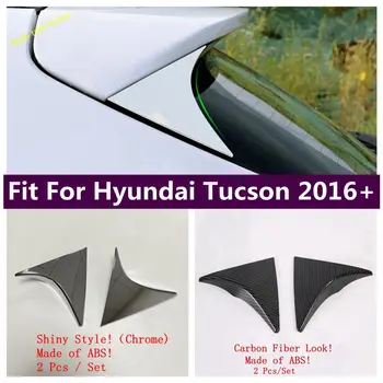 Traseira Do Tronco Cauda Spoiler Triângulo De Pára-Brisa, Tampa Decorativa Guarnição De Ajuste Para Hyundai Tucson 2016 - 2020 Acessórios Do Exterior