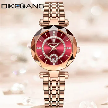 Elegante Ouro Mulheres Relógios De Pulso De Aço Inoxidável Senhoras De Luxo Relógio De Quartzo 2023 Moda Feminina Pulseira De Mão Relógio