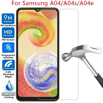Para Samsung Galaxy A04s A04e A04 Núcleo 5G 9H Proteção de Vidro Temperado Filme Limpar Anti impressão digital de Vidro de Protetor de Tela