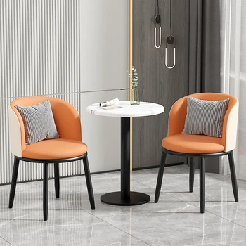 O Nordic Light Luxo de Lazer Leite Loja de Chá, Varanda, Mesa de Chá e uma Cadeira Combinação Simples Mesa de Negociação do Lado da Mesa