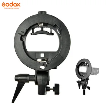 Godox S-Tipo de plástico Durável Suporte Bowens Titular de Montagem para Speedlite Flash Snoot Softbox Foto Studio Acessórios