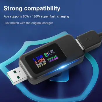 em 1 USB Tester DC Voltímetro Digital Amperimetro Tensão de Corrente Medidor de Ampère Volt Amperímetro Detector de Banco de Potência do Carregador Indicador de