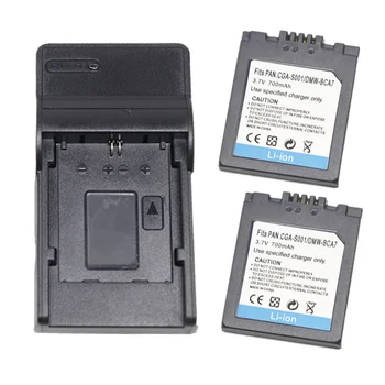 CGA-S001 de Bateria para Câmera Com USB Charger Para Panasonic CGR-S001 DMW-BCA7 DMC-F1 DMC-FX1 DMC-FX5