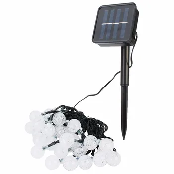 6M Solar Powered Luzes de corda LED Retro Lâmpada de Jardim ao ar livre de Fadas Bola Pendurado