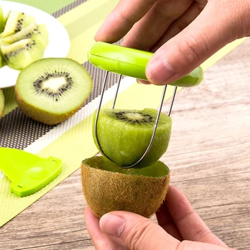 Destacável Kiwi Cortador de Cozinha Criativa Descascador de Frutas Salada de Ferramentas de Cozinha Limão Peeling de Gadgets de Cozinha, Gadgets e Acessórios