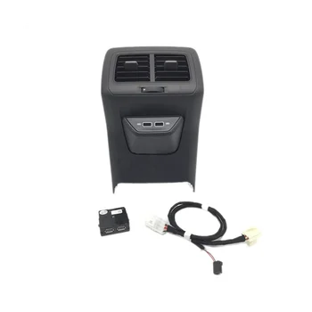 Traseira de Ventilação de Ar de Saída com Duplo Carregador Centro de apoio de Braço de Carregamento USB Cabo Adaptador para Vw Golf 7 MK7 7.5 5GG864298B