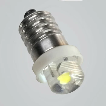 3/4.5/6V 0,5 W LED Branco E10 6000K Lanterna Lâmpada de Substituição Lâmpada Para Lanterna Lanterna Lanterna de Acampamento Ferramentas