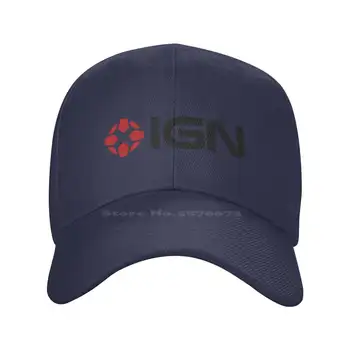 IGN Logotipo Gráfico Impresso o Logotipo da Marca de Jeans de Alta qualidade tampa de Malha chapéu boné de Beisebol