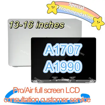 O MacBook Pro de 15 Polegadas Marca Nova A1707 A1990 Verdadeiro Tom Retina Display LCD de Tela E um conjunto Completo de Espaço de Exibição Cinza Prata
