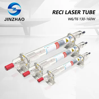 R W6/T6 130W-160W do Laser do CO2 do Tubo de Vidro Para CO2 de gravação a Laser Máquina de Corte