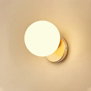 Da Parede do DIODO emissor de Luz de Ouro Lâmpada de Parede de Tensão 110V220V Adequado para Sala de estar, Quarto de Cabeceira Corredor da Escada Decorativa Interior da Lâmpada
