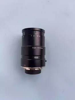Kowa 50mm f/2.8-16 4K de Varredura por Linha TFL-II Montagem de Lente Fixa, máquina de visão da lente em bom estado