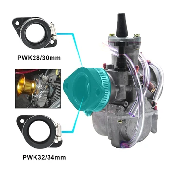 Carburador Comum a Ingestão de Ajustador de Interface de Hidratos de carbono, o Adaptador de Motocicleta Para KEIHIN KOSO OKO PWK 21/24/26/28/30/32/34mm