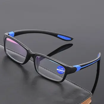 Óculos de leitura TR90 Quadro de Presbiopia Óculos de Homens, Mulheres, Esportes Anti-azul Luz de Leitura Óculos de +100 a+400 óculos