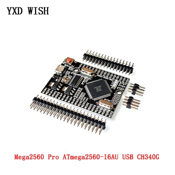 MEGA 2560 PRO Incorporar CH340G/ATMEGA2560-16AU Chip Com Macho Pinheaders Compatível Para o arduino Mega2560 DIY
