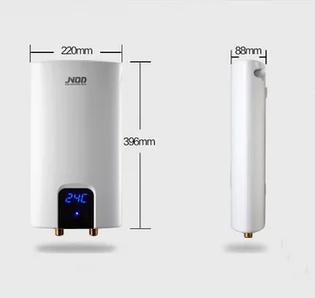 JNOD Toque de Controle de LED instantâneas Elétrica de um Chuveiro de água Quente Aquecedor de Água Aquecedor de Água Tankless Geyser para o banheiro do hotel