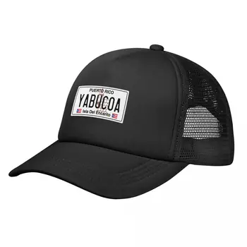 PR Placa - Yabucoa Boné Trucker Hats Cosplay de Luxo Mulher Pac man