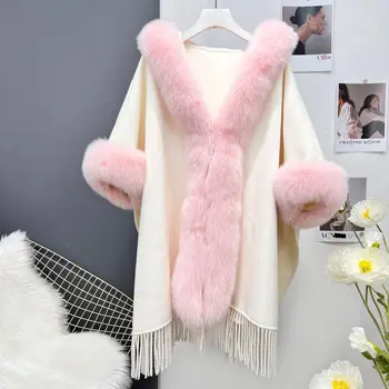 Mulheres de design coreano tempo real pele de raposa Raccoon casacos de pele de outerwear natural de pele de raposa trincheira