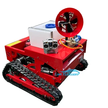 agrícola pulverizador lâmina de relva Robô corta-relvas 4WD 4x4 roda Cortador de grama pode spray de água para jardim
