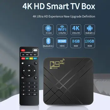D9 PRO Home Theater Smart Amlogic S905L Bluetooth 2,4 G/5G wi-FI Dual 4K H. 265 Caixa de TV Android 10.0 Set-Top Box Quad Core