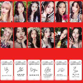 Kpop NMIXX 3º Single de Verão Nmixx Sonho Álbum Cartão de 6pcs Dois lados Impressão Photocards Bae Lily LOMO Cartões de Fãs Presente