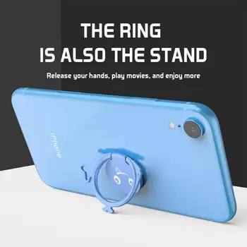 Anel de dedo do Titular Stand Aperto de Rotação de 360° para o Telefone Móvel Anel de Suporte Chapeamento do Telefone Magnéticos de Volta Adesivo de Suporte de Almofada