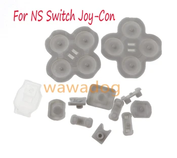 1set de Borracha Condutora Botões, D-pad conjunto Completo para NS Nintendo Interruptor de Alegria-Con de Silicone Iniciar Selecione para alternar