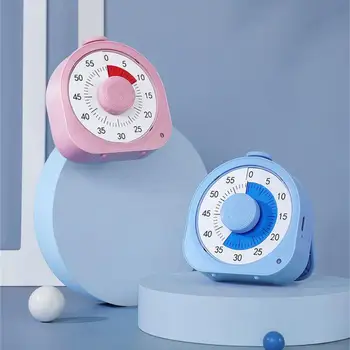 O Visual do Temporizador de 60 minutos Super Contagem decrescente Visual do Temporizador indicado para Crianças de Adultos Durável Tempo Mecânico Ferramenta de Gestão