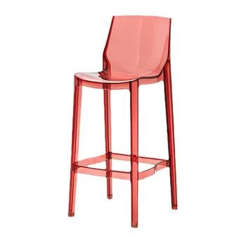 BB78 dibichair Moderno, simples e transparente barra de cadeira Acrílico bar highback cadeira de Bar fezes cadeira de Plástico