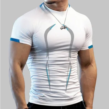 2023 Verão de Homens Slim Fit T-shirt de Lazer, Esportes, Moda Fitness Basquete parte Superior do Tanque de Pescoço Redondo Confortável Topo de Roupas S-8XL