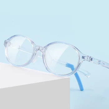 A8020 Crianças antiderrapante completo óculos de armação de quadro de miopia óculos de armação de crianças TR90 óculos de 6 a 9 anos de idade
