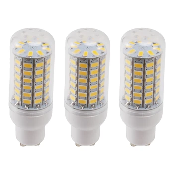 3X GU10 10W 5730 SMD 69 Lâmpadas LED de Milho do DIODO emissor de Luz da Lâmpada de Poupança de Energia de 360 Graus 200-240V Branco